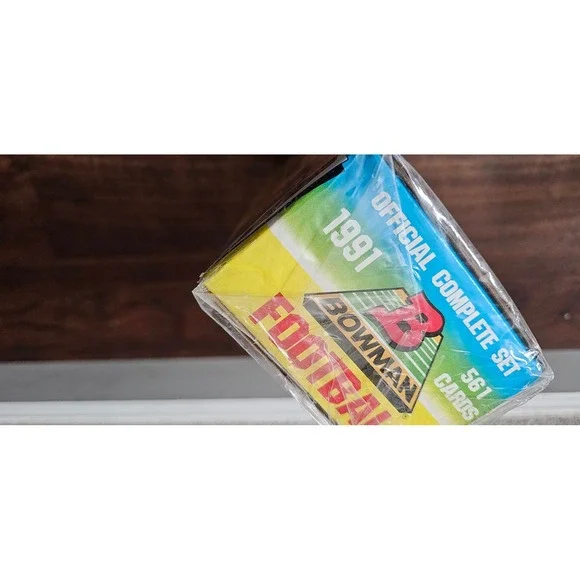 1991 Bowman Football Official Complete Set 561 Cards Unopened Sealed Box - Picture 5 of 7